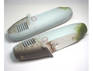 Freewing ME262 " Yellow 7 " V2 Engine Nacelle Set